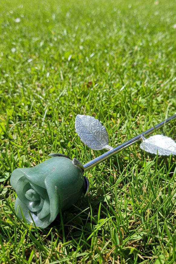 Crystal Rose- Green Aventurine